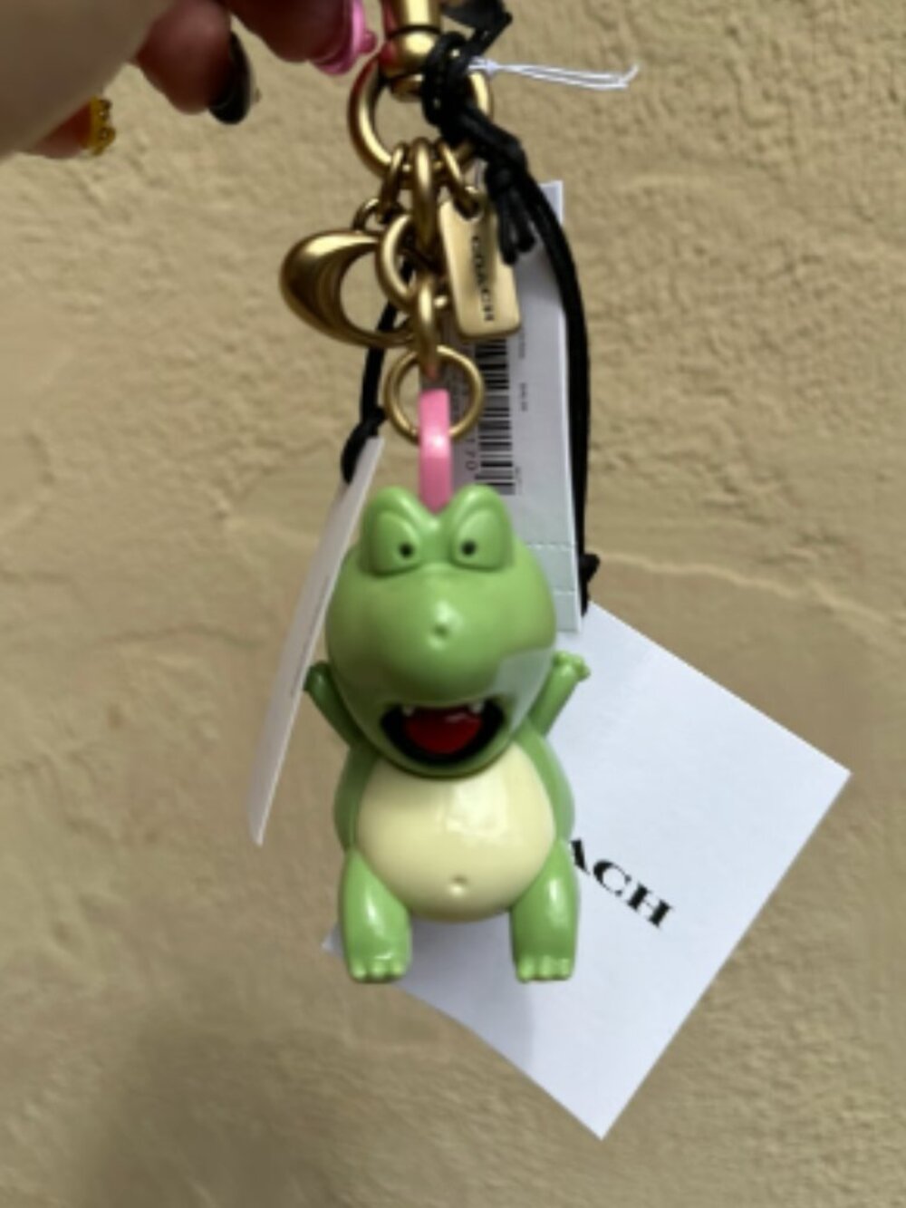 NWT COACH Brain Dead Darby Dino Bag Charm